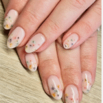Simple Flower Nails