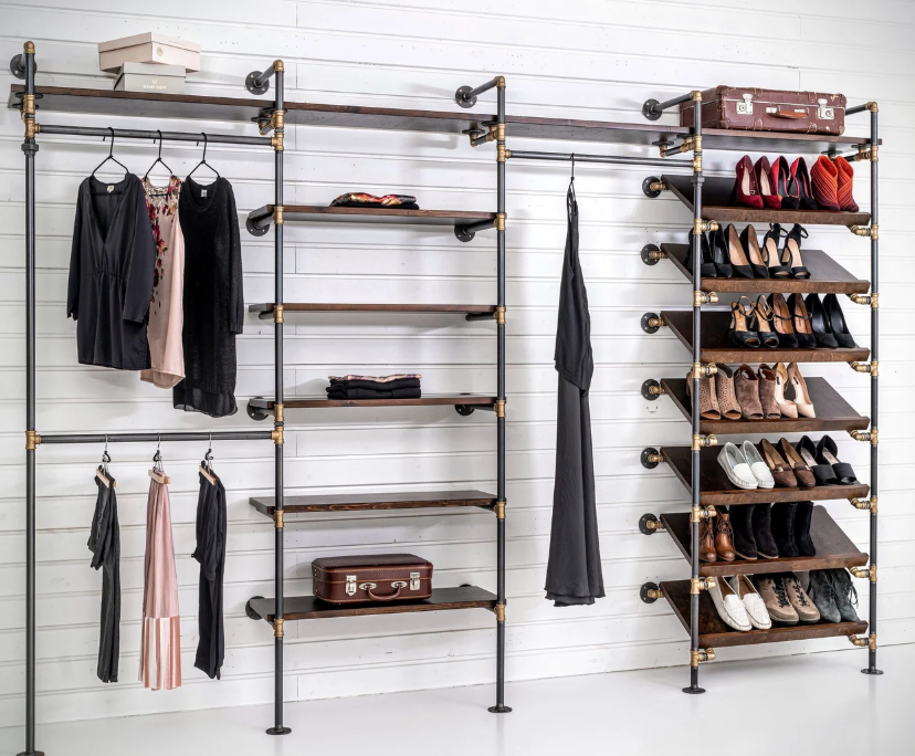 Metal Closet Shelving