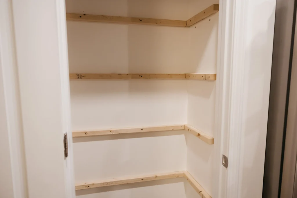 DIY Pantry Shelves