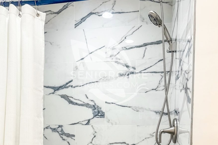 Right Short Shower Curtain