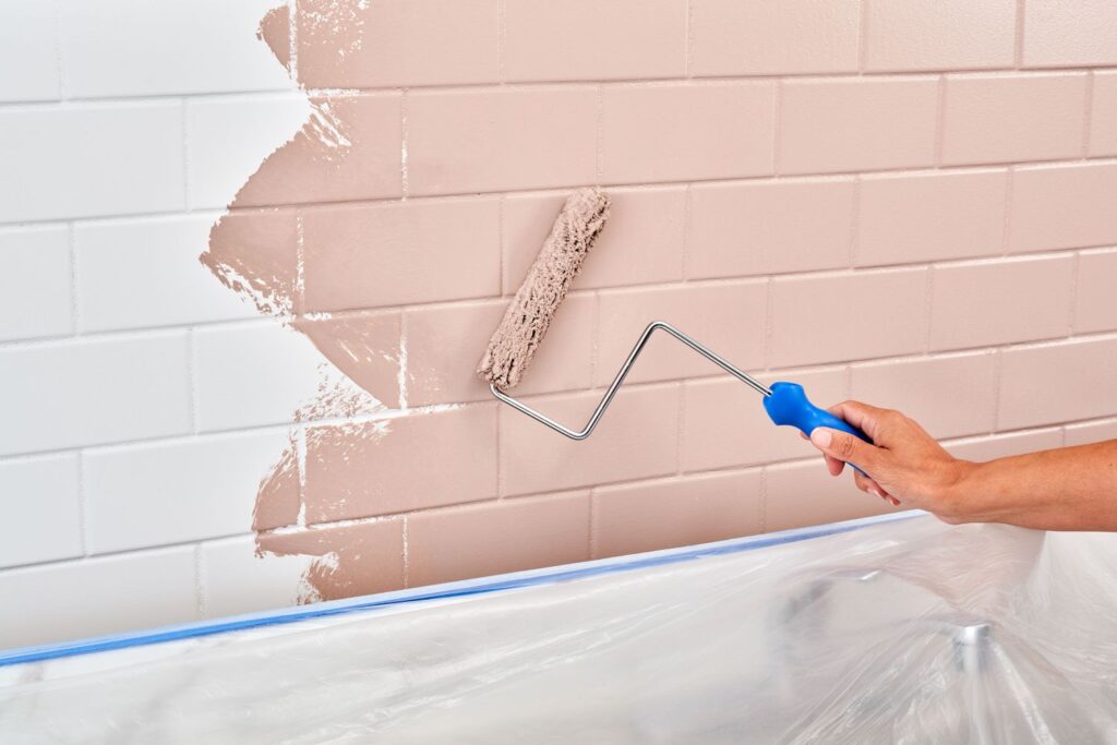 paint bathroom tile