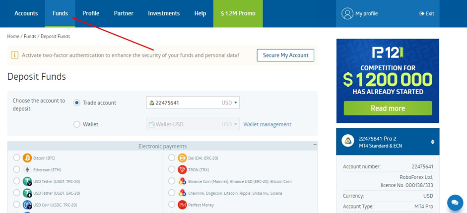 Bitcoin on eToro